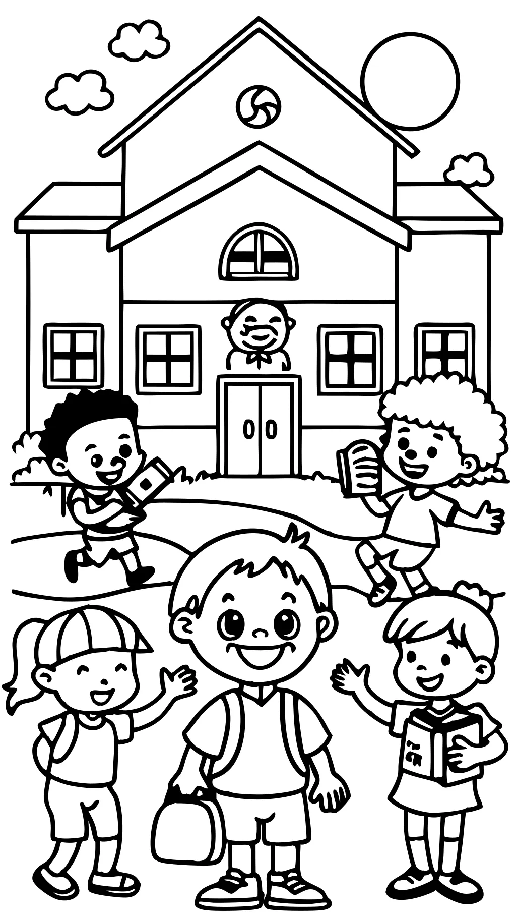 first week of school coloring pages